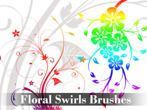 Floral Swirls Brushes