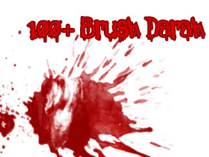 100+ Brush Darah untuk Photoshop