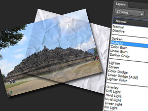 Macam-macam hasil Blending Mode pada Photoshop