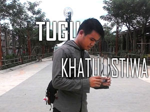 Meletakkan Teks dibelakang Objek yang Kita Inginkan